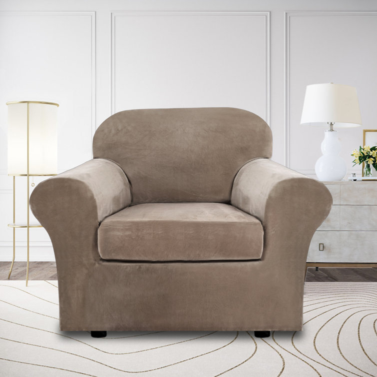 Mercer41 Box Cushion Armchair Slipcover & Reviews Wayfair